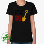 Женская футболка органик