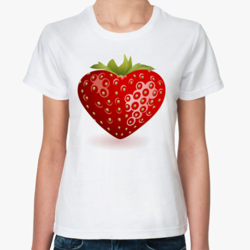 Классическая футболка Клубника