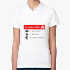 Женская рубашка поло