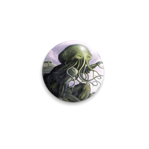 Значок 25мм с принтом  Ктулху