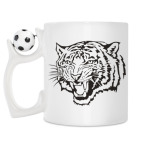 Кружка с футбольным мячиком