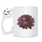 Кружка с футбольным мячиком