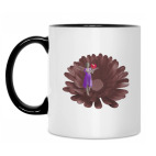 Кружка двухцветная