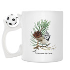 Кружка с футбольным мячиком