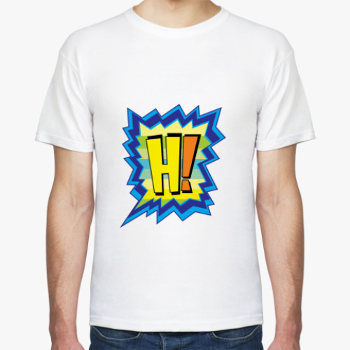 Футболка с принтом HADOUKEN!