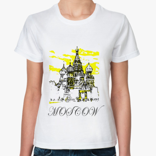 Классическая футболка  'Москва'