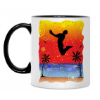 Кружка двухцветная