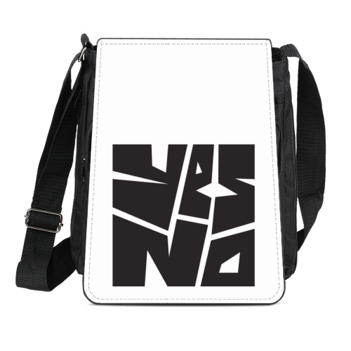 Сумка-планшет с принтом Скажи НЕТ/ДА