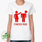 Женская футболка органик