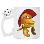 Кружка с футбольным мячиком