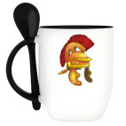 Кружка с ложкой