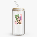 Банка с бамбуковой крышкой