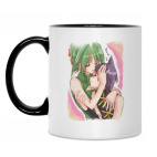 Кружка двухцветная