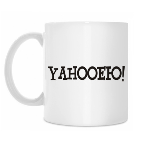 Кружка с принтом YAHOOEЮ!