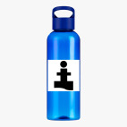 Прозрачная спортивная бутылка