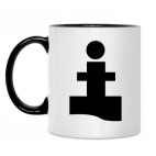 Кружка двухцветная