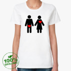 Женская футболка органик