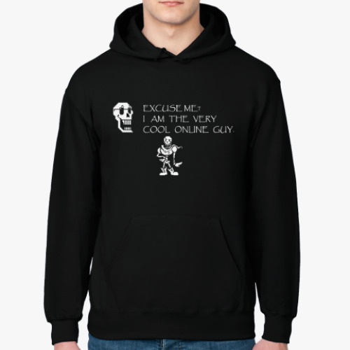 Толстовка худи с принтом Undertale. Papyrus.