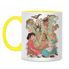 Двухцветная кружка Wonderland Alice and Chihiro