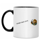 Кружка двухцветная