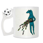 Кружка с футбольным мячиком