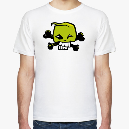 Футболка с принтом  warning