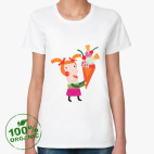 Женская футболка органик