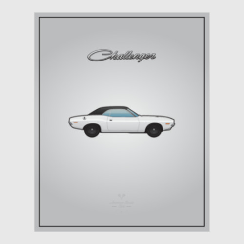 Постер Dodge Challenger R/T