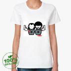 Женская футболка органик