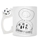 Кружка с футбольным мячиком