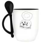 Кружка с ложкой