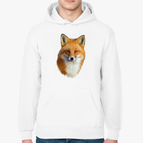 Толстовка худи с принтом Хитрый Лис