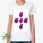 Женская футболка органик