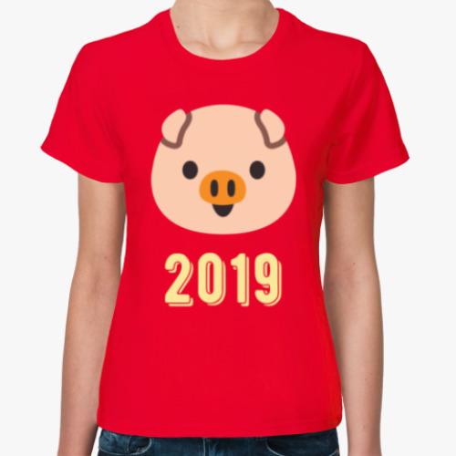 Женская футболка Funny Piggy 2019