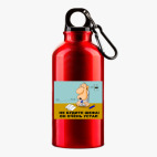 Металлическая бутылка 400 мл UV-DTF