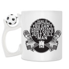 Кружка с футбольным мячиком