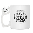 Кружка с футбольным мячиком