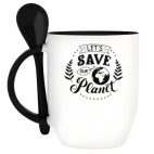 Кружка с ложкой