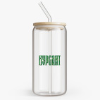 Банка с бамбуковой крышкой