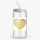 Банка с бамбуковой крышкой