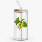 Банка с бамбуковой крышкой