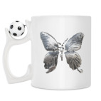 Кружка с футбольным мячиком