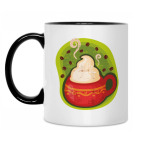 Кружка двухцветная