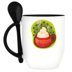 Кружка с ложкой