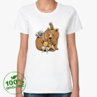 Женская футболка органик