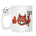 Кружка с футбольным мячиком