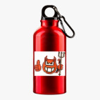 Металлическая бутылка 400 мл UV-DTF