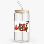 Банка с бамбуковой крышкой