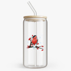 Банка с бамбуковой крышкой