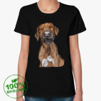 Женская футболка органик